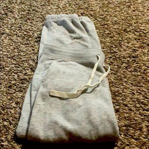 Gray joggers